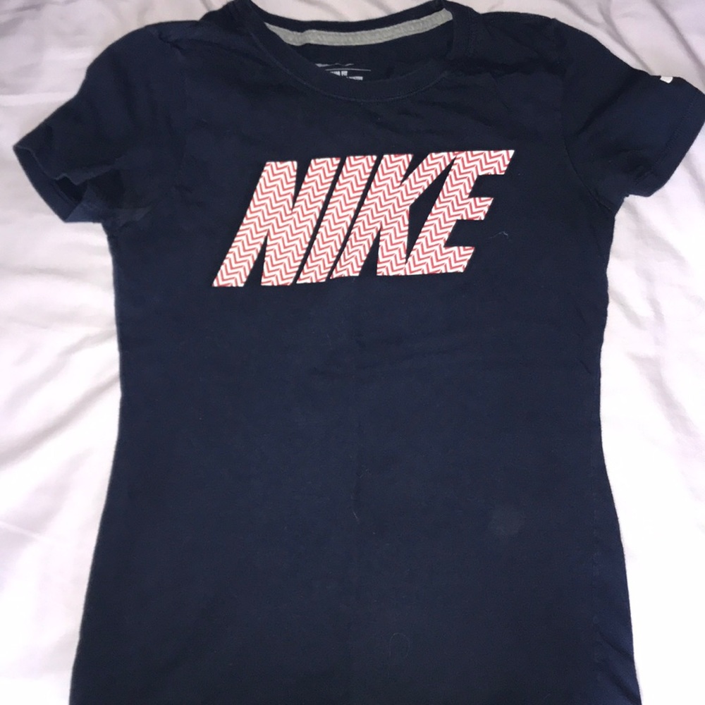 Nike red, white and blue shirt